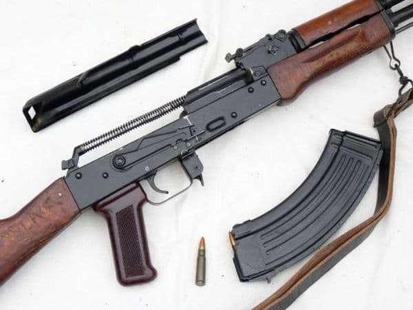 Deactivated Russian made Kalashnikov AKM assault rifle, dated 1975  **SOLD**