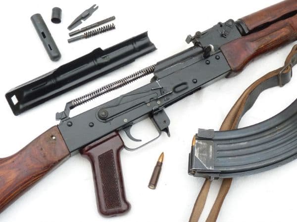 Deactivated Russian made Kalashnikov AKM assault rifle dated 1975 SOLD