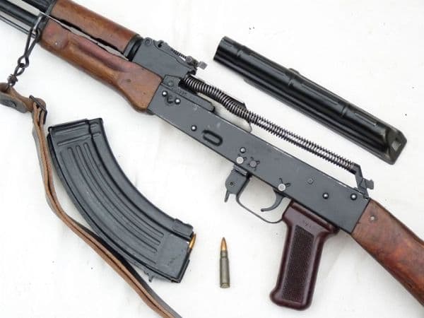 Deactivated Russian made Kalashnikov AKM assault rifle, dated 1975  **SOLD**