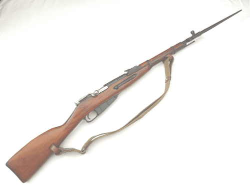 Deactivated Russian Mosin-Nagant M44 1945 dated carbine with bayonet, early spec **SOLD**