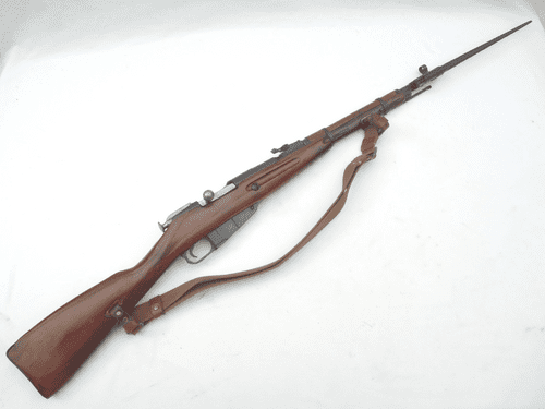 Deactivated Russian Mosin-Nagant M44 rare 1943 dated carbine with bayonet, early spec **SOLD**