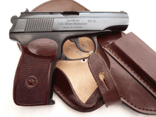 Deactivated Russian PM Makarov 9mm automatic pistol with holster, 1991 dated  ***SOLD***