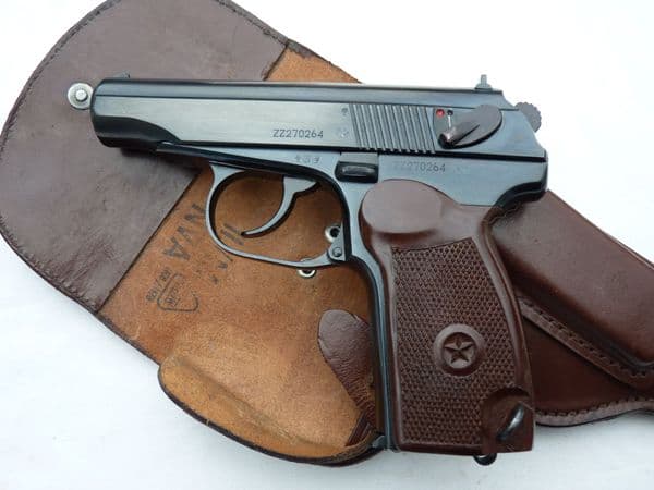 Deactivated Russian PM Makarov 9mm automatic pistol with holster  **SOLD**