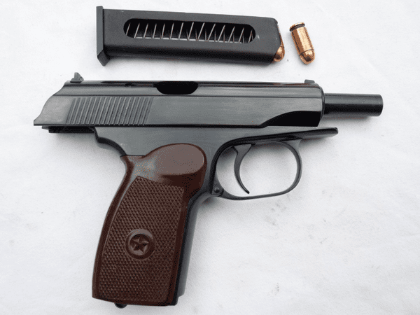 Deactivated Russian PM Makarov 9mm automatic pistol with holster  **SOLD**