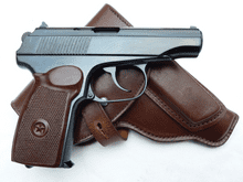 Deactivated Russian PM Makarov 9mm automatic pistol with holster  **SOLD**