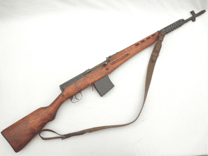 Deactivated Russian  SVT-40 semi-automatic rifle 1941 dated, FLP.Mi marked, German capture