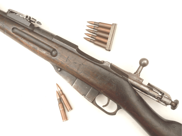 Deactivated Russian Westinghouse made Mosin-Nagant M1891, 1915 dated, Finnish marked, early spec.