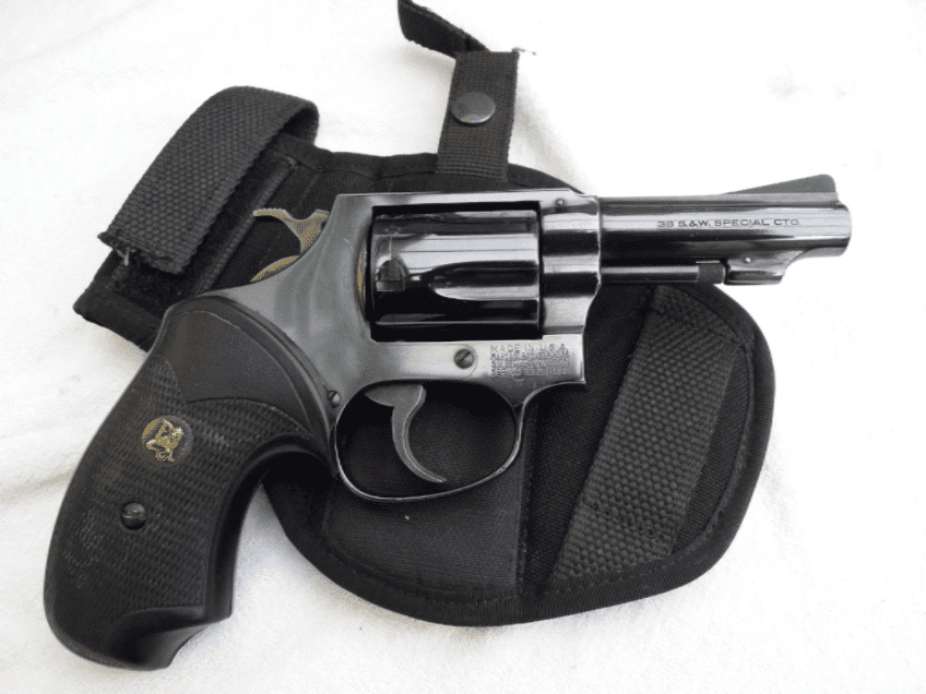 Deactivated Smith & Wesson Model 36 38 Special revolver with