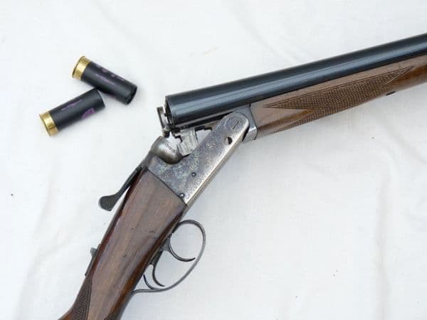 Deactivated Spanish made 'The Basque' 12-bore boxlock shotgun  **SOLD**