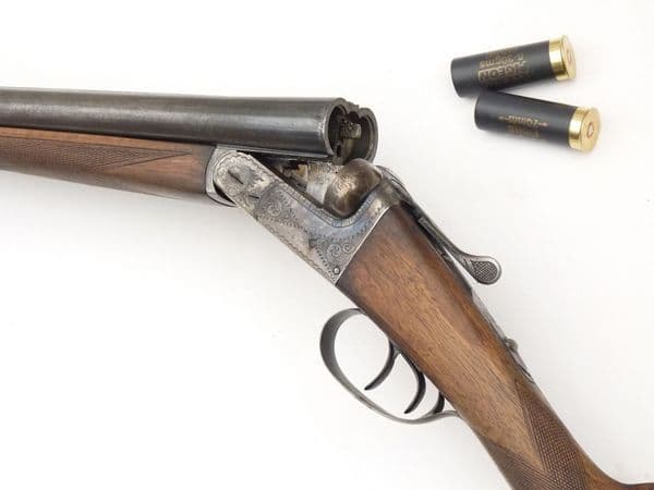 Deactivated Spanish made Ugartechea 12-bore boxlock shotgun **SOLD**