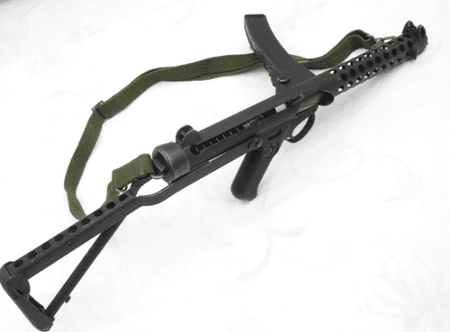 Deactivated Sterling MK4 L2A3 submachine-gun 9mm, sliding cocking handle, u/folding stock  **SOLD**