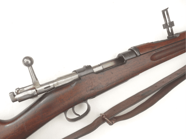Deactivated Swedish Mauser M1896, 1908 dated, matching s/numbers, early spec