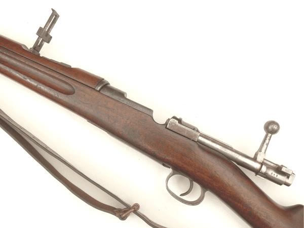 Deactivated Swedish Mauser M1896, 1908 dated, matching s/numbers, early spec