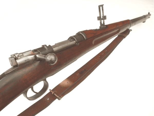 Deactivated Swedish Mauser M1896, 1908 dated, matching s/numbers, early spec
