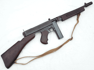 Deactivated Thompson M1928 A1 sub-machine gun, sliding cocking handle  **SOLD**