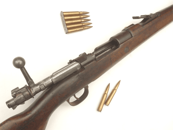 Deactivated Turkish Mauser Model 1903, 1942 dated, early spec