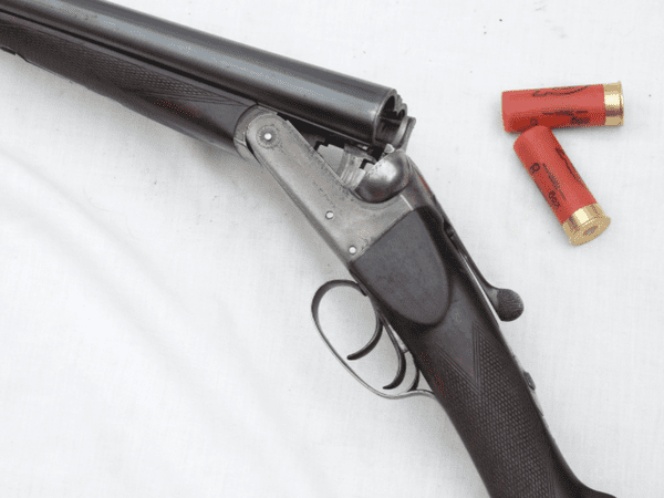 Deactivated W.R. Pape 12-bore boxlock shotgun  **SOLD**