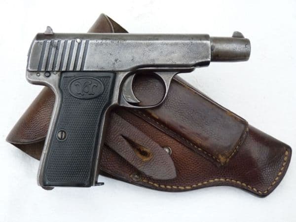 Deactivated Walther Model 4 WW1 issue with 1917 dated holster  **SOLD**