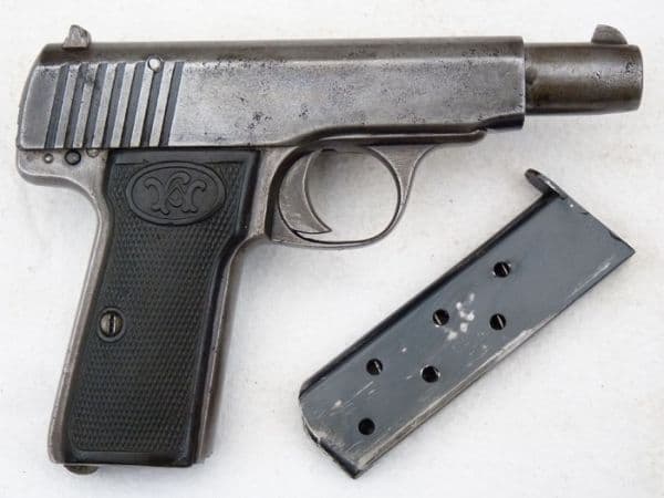 Deactivated Walther Model 4 WW1 issue with 1917 dated holster  **SOLD**