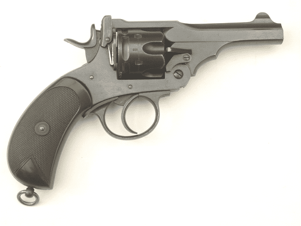 Deactivated Webley mk IV revolver 0.455