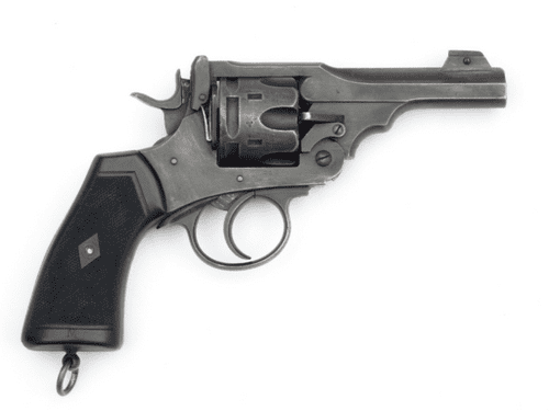 Deactivated Webley mk VI service revolver 1917 dated, RAF marked, early EU spec