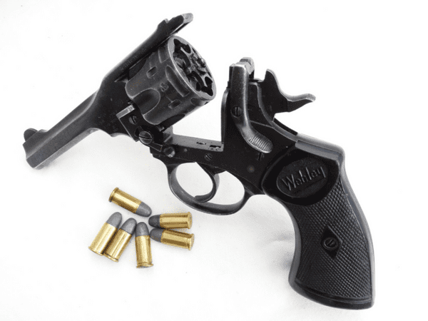 Deactivated Webley mk4 .38 caliber service revolver 4 inch barrel  ***SOLD***
