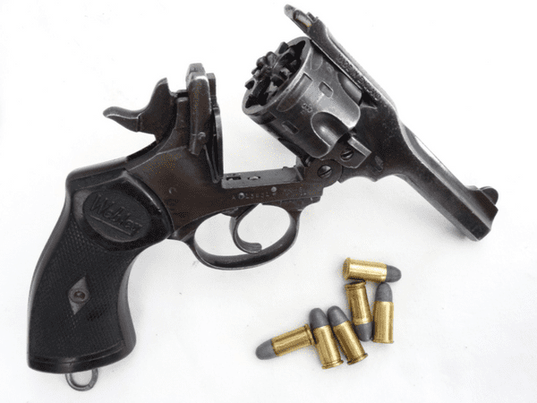 Deactivated Webley mk4 .38 caliber service revolver 4 inch barrel  ***SOLD***