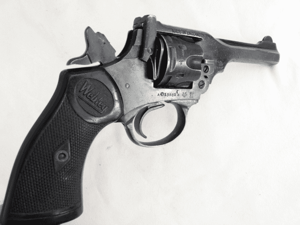Deactivated Webley mk4 .38 caliber service revolver 4 inch barrel  ***SOLD***