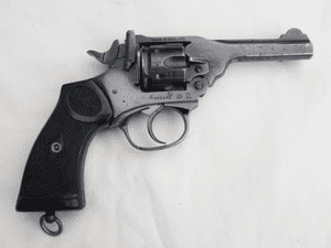 Deactivated Webley mk4 .38 caliber service revolver 4 inch barrel  **SOLD**