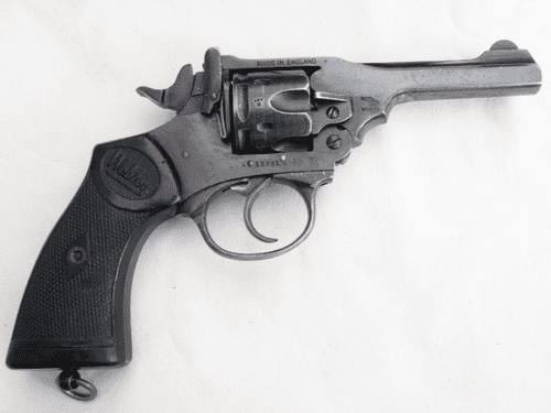 Deactivated Webley mk4 .38 caliber service revolver 4 inch barrel  ***SOLD***