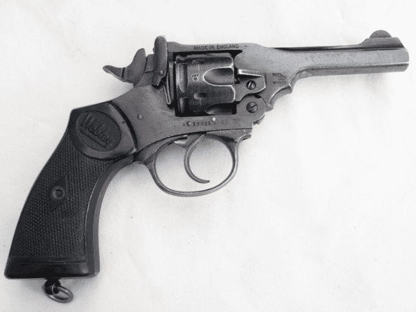 Deactivated Webley mk4 .38 caliber service revolver 4 inch barrel  ***SOLD***