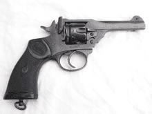 Deactivated Webley mk4 .38 service revolver 4" barrel, 1940 issue, old spec deac  **SOLD**