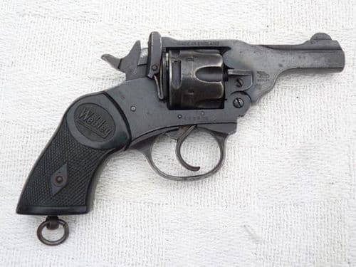 Deactivated Webley mk4 3" revolver 1944 manufactured, small grip  **SOLD**
