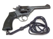 Deactivated Webley mk4 5" service revolver 1944 manufactured  **SOLD**