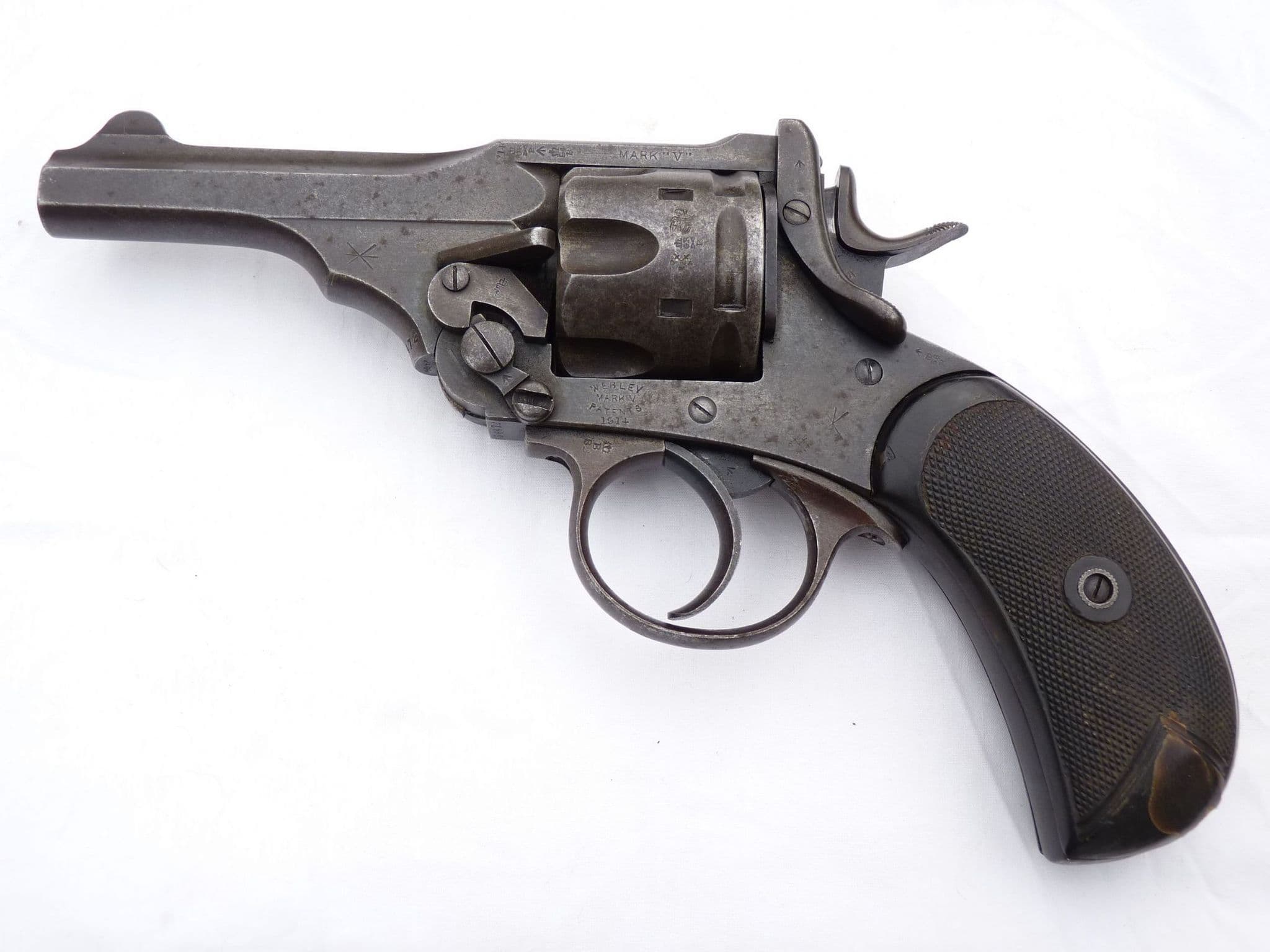 Deactivated Webley mk5 service revolver 1914 dated SOLD