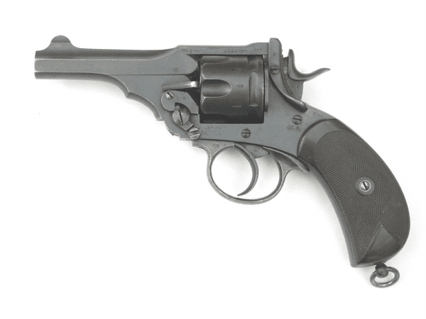 Deactivated Webley mkIII revolver 0.455