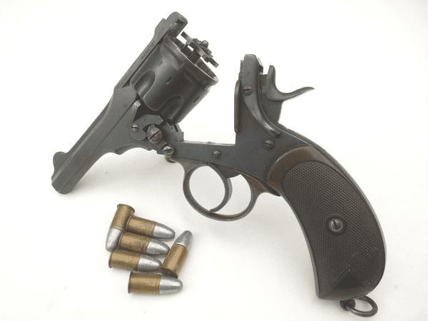 Deactivated Webley mkIII revolver 0.455