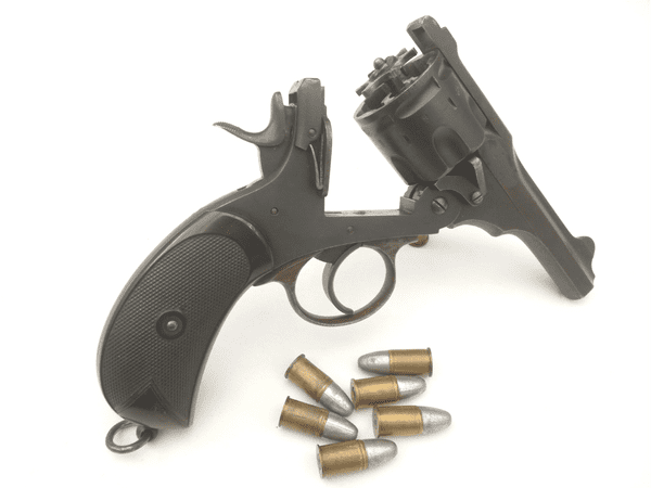 Deactivated Webley mkIII revolver 0.455