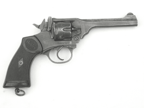 Deactivated Webley mkIV 5" service revolver 1944 made, early spec **SOLD**