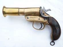 Deactivated Webley & Scott 1" flare pistol 1917 dated  **SOLD**