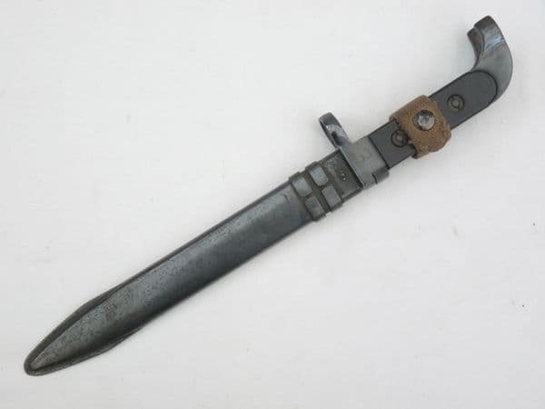 East German AK-47 bayonet, scabbard and belt-hanger **SOLD**