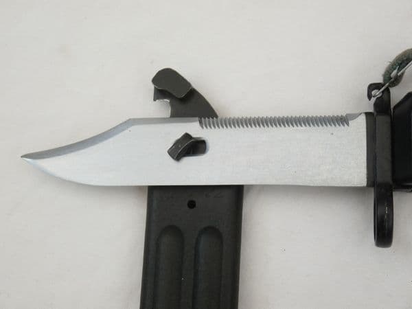 East German made Kalashnikov AKM Type 2 bayonet with scabbard and hanger **SOLD**
