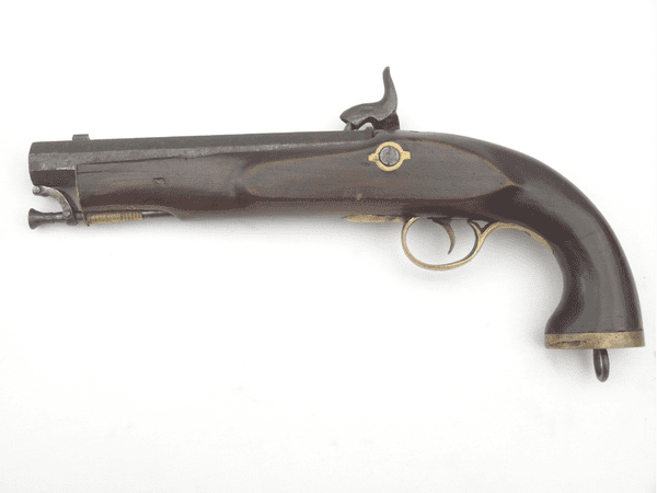East India Company percussion cap cavalry pistol.