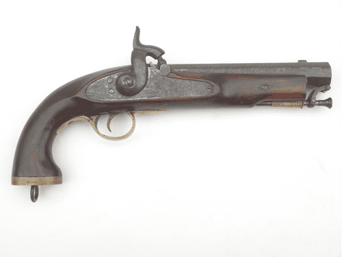 East India Company percussion cap cavalry pistol.