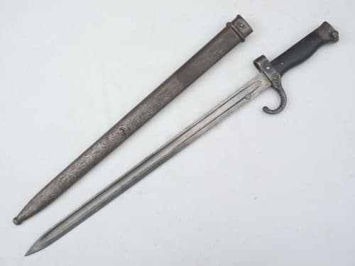 French Berthier carbine M1892 type 1 bayonet, matching serial numbers **SOLD**