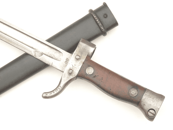 French Berthier carbine M1892 type 3 bayonet, matching serial numbers **SOLD**