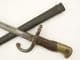 French Gras M1874 bayonet and scabbard 1876 dated **SOLD**