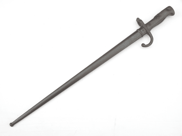 French Gras M1874 bayonet and scabbard 1877 dated