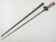 French Lebel M1886-15 cruciform bayonet and scabbard, matched serial numbers
