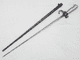 French Lebel M1886 cruciform bayonet with quillon and scabbard /1 **SOLD**